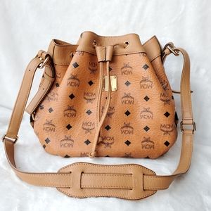 💖SOLD 💖 MCM Visetos Essential Drawstring Bucket